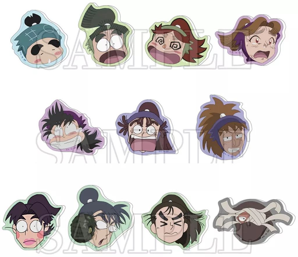 【中古】マグネット・磁石 全11種セット 「忍たま乱太郎 トレーディングアクリルマグネット～みんなであっぷっぷの段～ そのさん!」