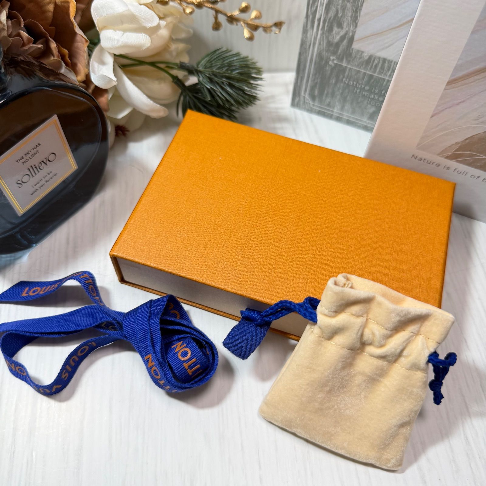 LOUIS VUITTON ルイヴィトン エセンシャルV ネックレス M63197 保存袋 
