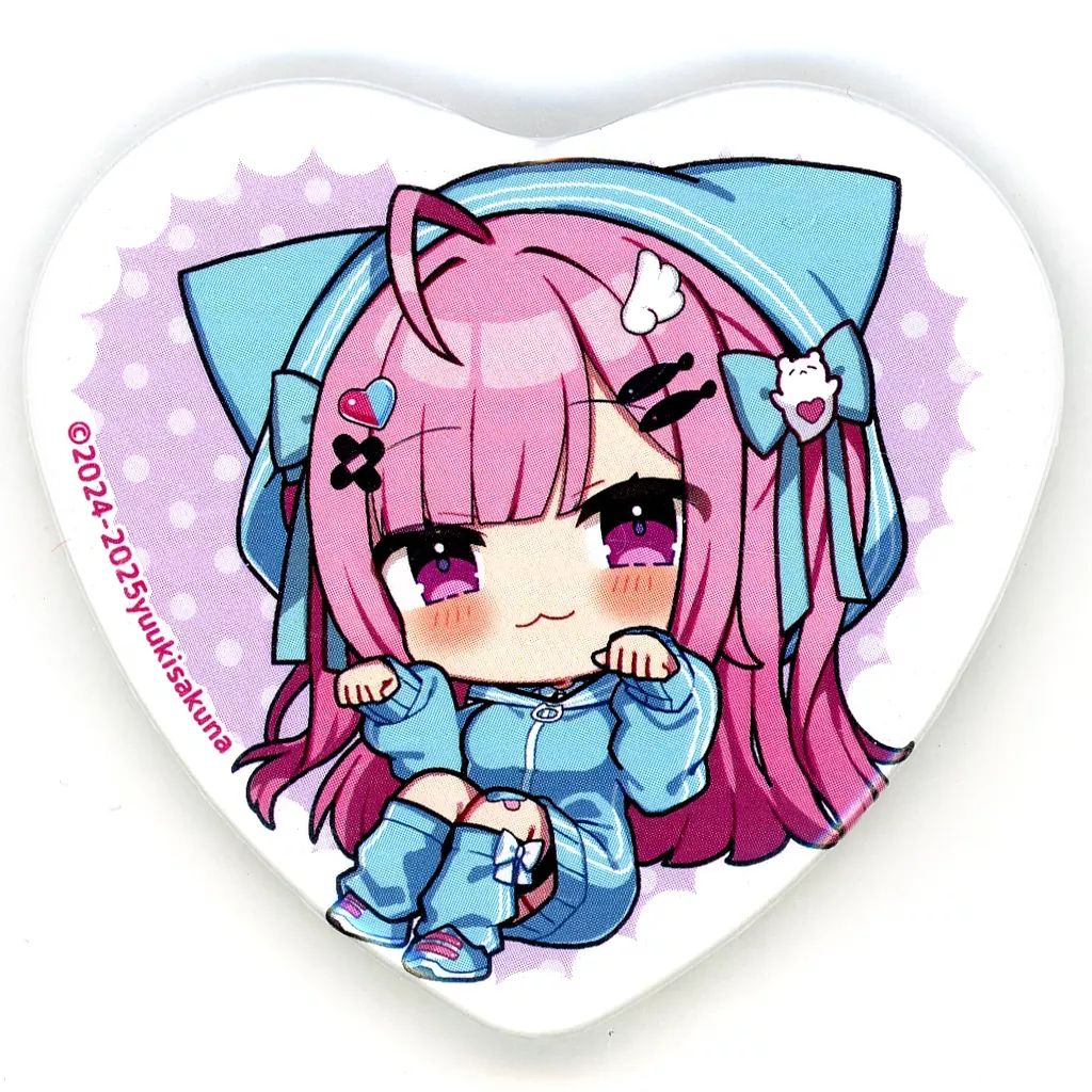 結城さくな　ピンズ 中古】バッジ・ピンズ 結城さくな(ミニキャラ/体育座り) 「バーチャル