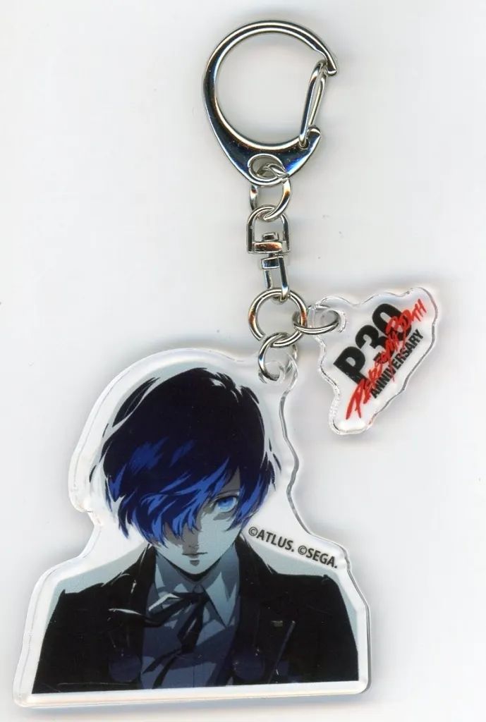 中古】キーホルダー 主人公(ペルソナ3・男) P30th ツインアクリル