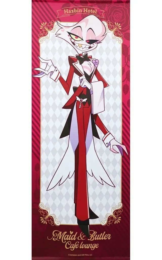 ハズビンホテル アニメイトカフェ BIGタペストリー エンジェルダスト 中古】タペストリー エンジェル・ダスト BIGタペストリー 「ハズビン