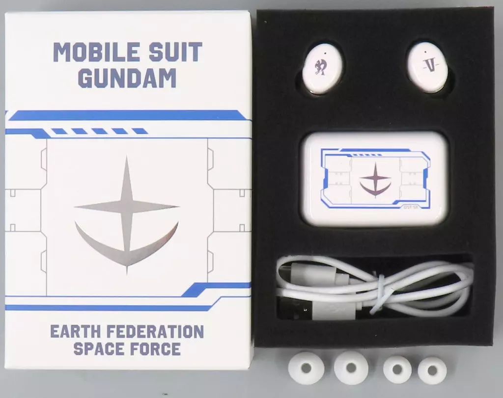 【中古】ヘッドフォン 地球連邦軍(アムロ・レイモデル) ワイヤレスイヤホン ANIMA AOW01 45周年記念コラボレーションモデル 「機動戦士ガンダム×ONKYO」
