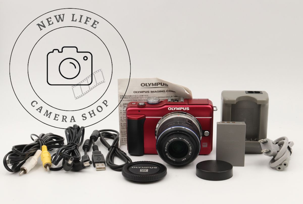 ｼｬｯﾀｰ回数 2926回 極上品☆Olympus Pen E-PL1S + M.Zuiko Digital 14