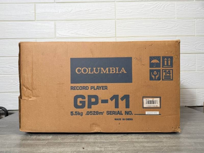 コロンビア 卓上レコードプレーヤー GP-11 未使用品 外箱 取扱説明書付 コロンビア 卓上レコードプレーヤー GP-11 未使用品 外箱 取扱説明書付