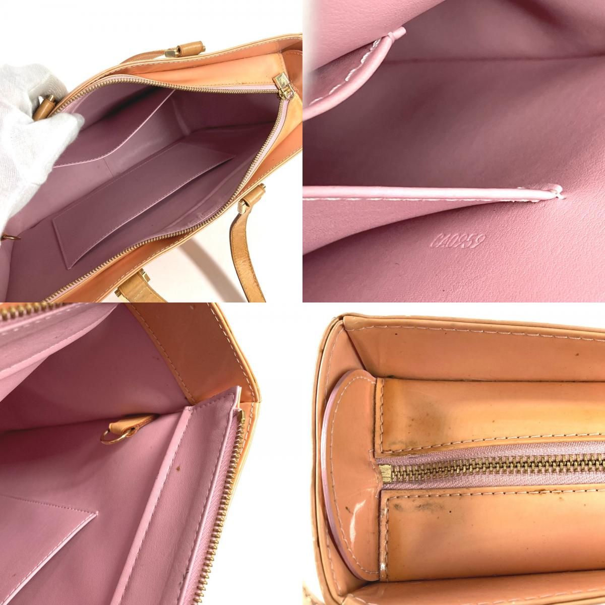 ルイヴィトン LOUIS VUITTON コロンバス  M91032 モノグラムヴェルニ カバン トートバッグ 肩掛け ショルダーバッグ モノグラムヴェルニキャンバス ベビーピンク LOUIS VUITTON - ルイヴィトン LOUIS VUITTON コロンバス M91032