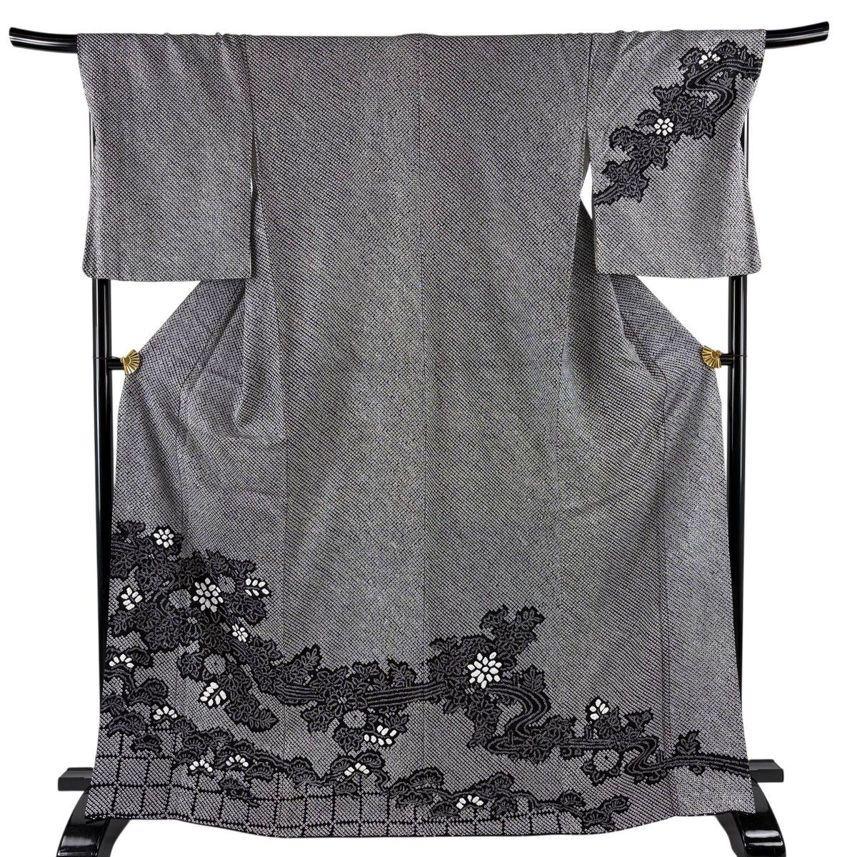 訪問着 美品 名品 身丈168cm 裄丈68.5cm 正絹 【中古】 訪問着 身丈168cm 裄丈64.5cm 正絹 名品 【中古】の通販 by バイセル