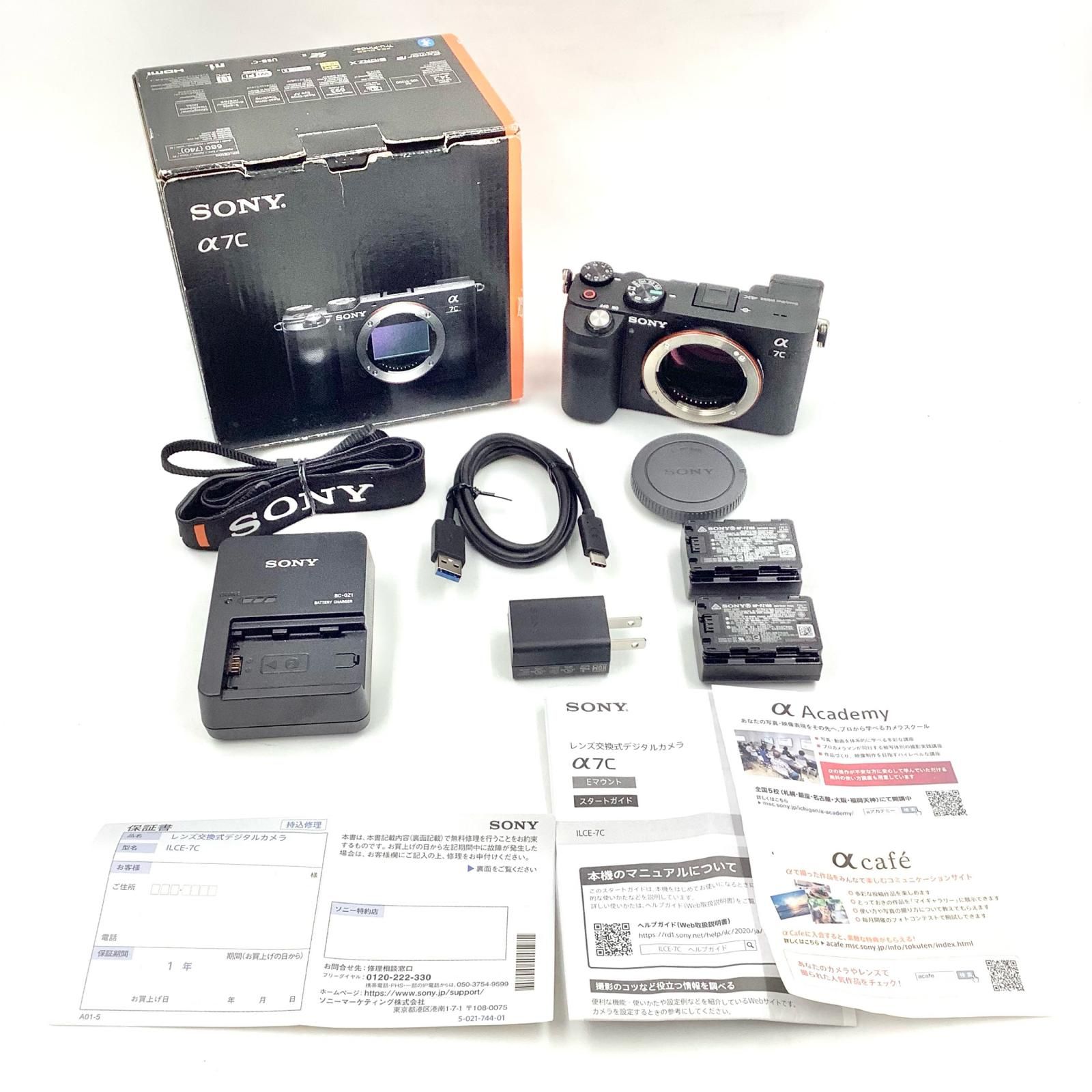 全額返金保証】【最速発送】Sony デジタル一眼 α7C ILCE-7C ボディ 美