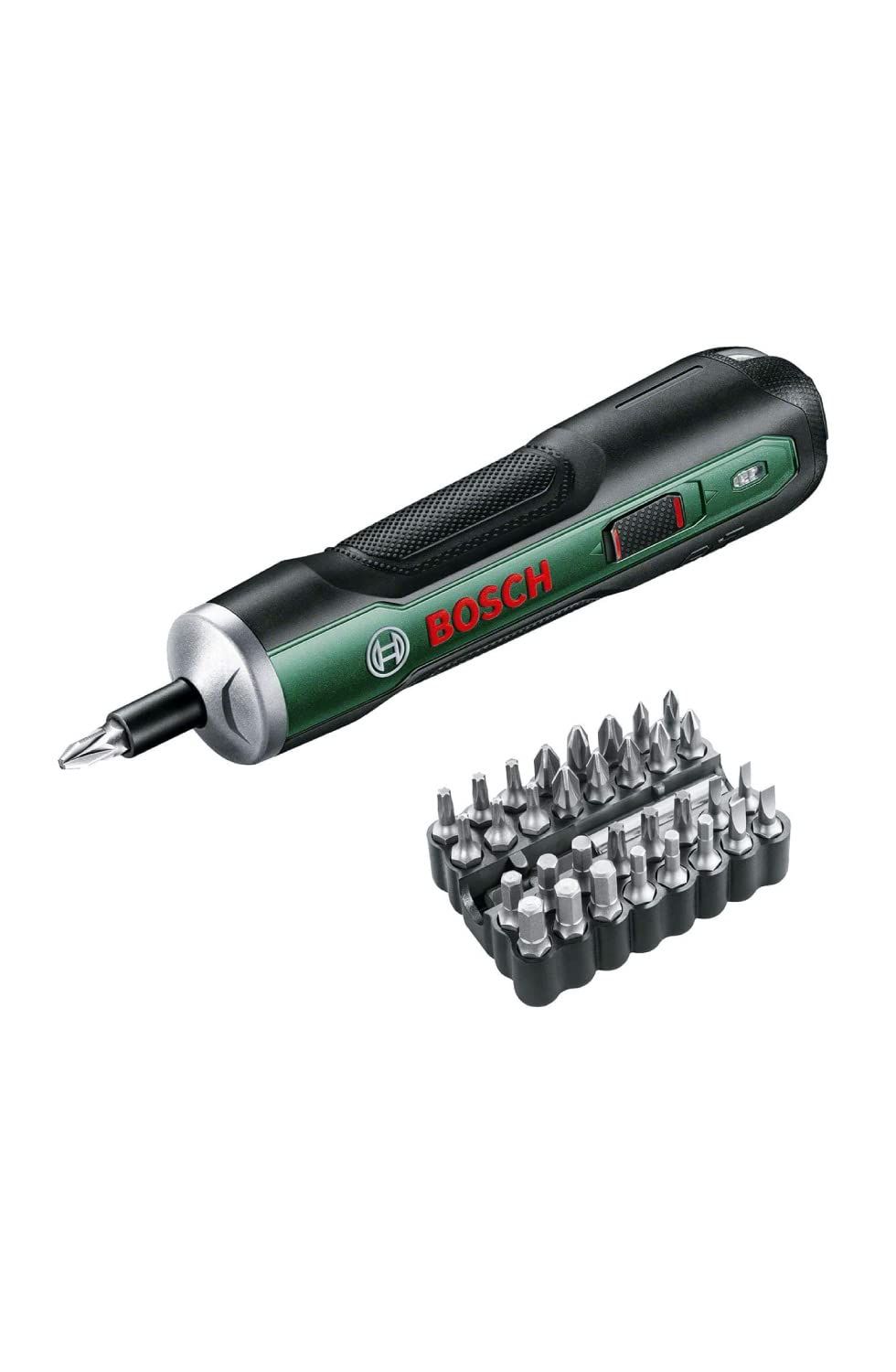 Bosch (BOSCH) 3.6V Cordless Screwdriver Electric Screwdriver Rechargeable Forward/Reverse Torque Adjustment Furniture Assembly DIY 32 Bits with USB Cable and Case for Charging PushDriveE 8bf5b455