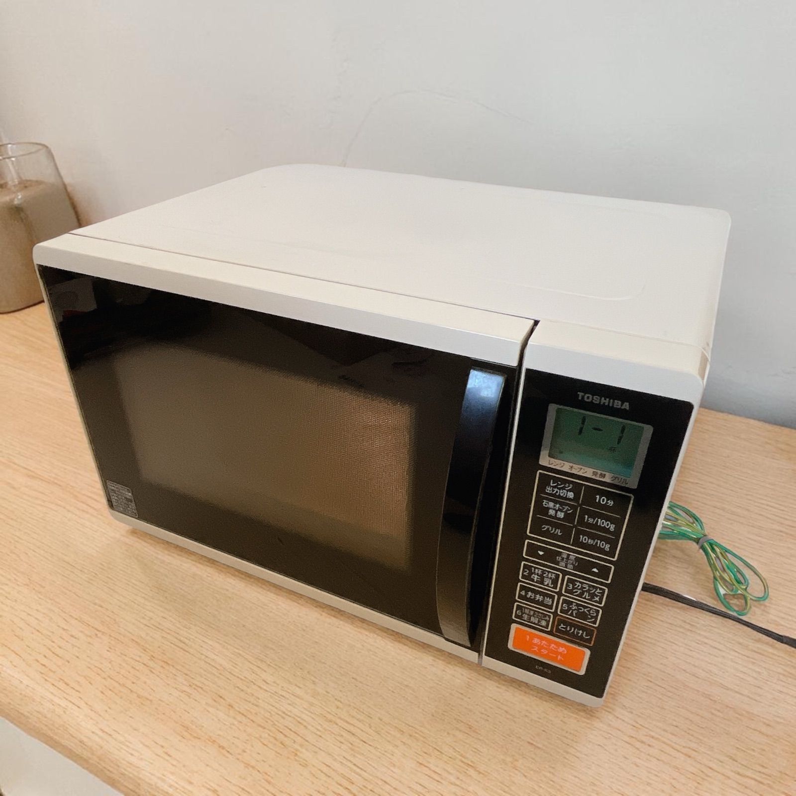 東芝 ER-K3 オーブンレンジ #2000-0414-1 2017年製 TOSHIBA 石窯