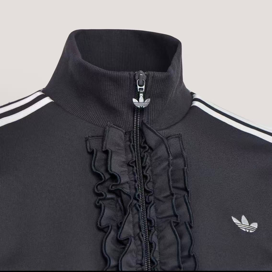 新品 Adidas originals RUFFLE トラックジャケット フリルデザイン