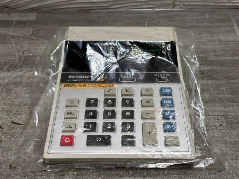 シャープ SHARP 電卓 COMPET CS-2118 12桁 未使用品 卓上計算機 蛍光 シャープ SHARP 電卓 COMPET CS-2118 12桁 未使用品 卓上計算機 蛍光