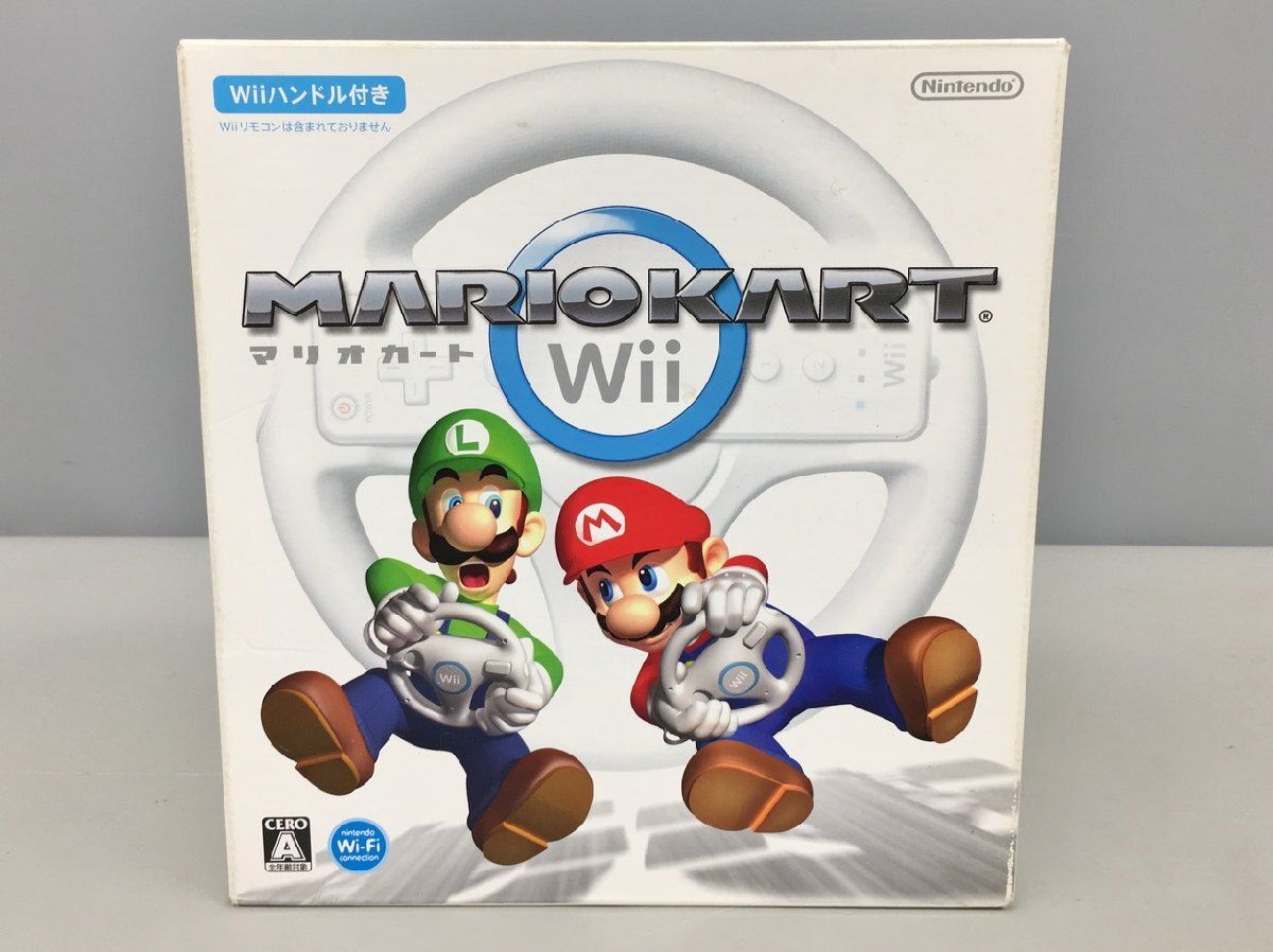 Wii マリオシリーズ ソフト6本セット ハンドル2個付き 任天堂 Nintendo ゲームソフト マリオカート ハンドル付き Wii