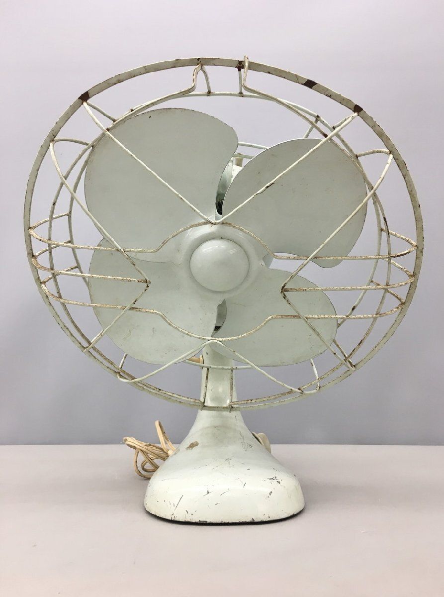 昭和レトロ 昭和初期 芝浦製作所 扇風機 ジャンク品 芝浦製作所（SEW）扇風機 骨董、古民具、古書の“芳栄堂” 扇風機 | 緑屋
