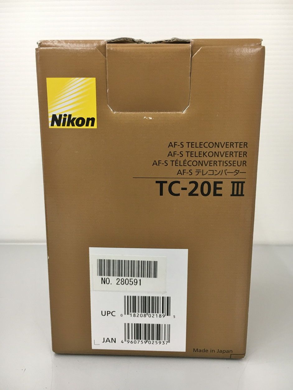 カメラレンズ テレコンバーター TC-20E III ニコン Nikon AF-S