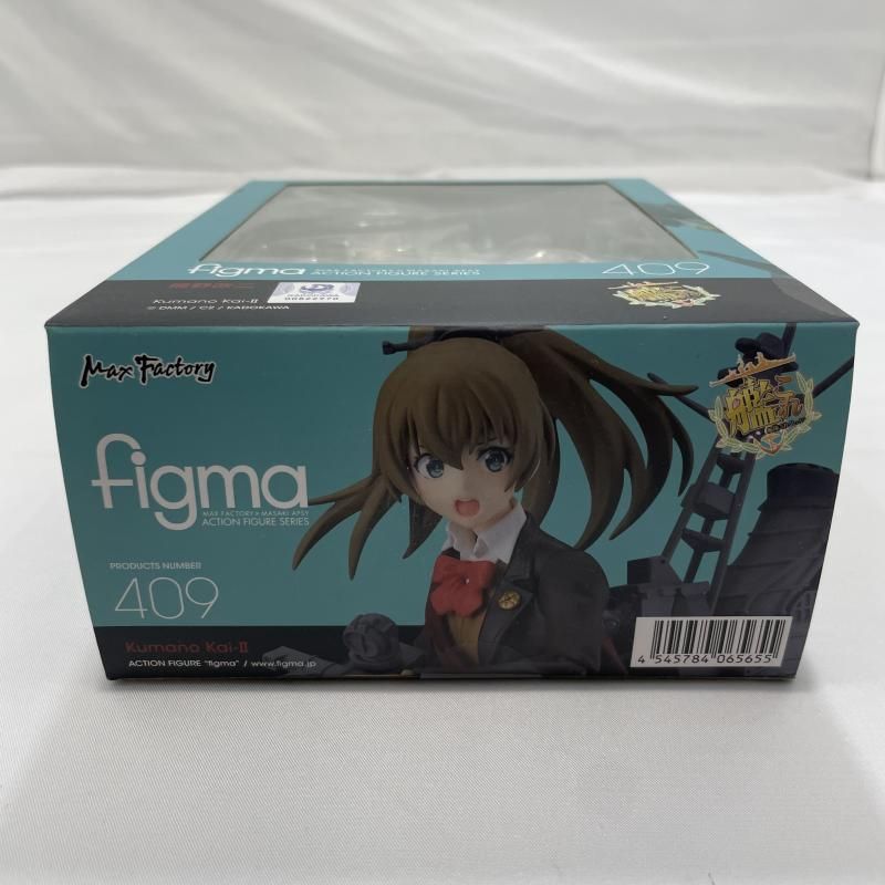 figma 409 熊野改二 特典付き　未開封 中古】未開封)MaxFactory figma 409 熊野改二 フィギュア 艦隊これく