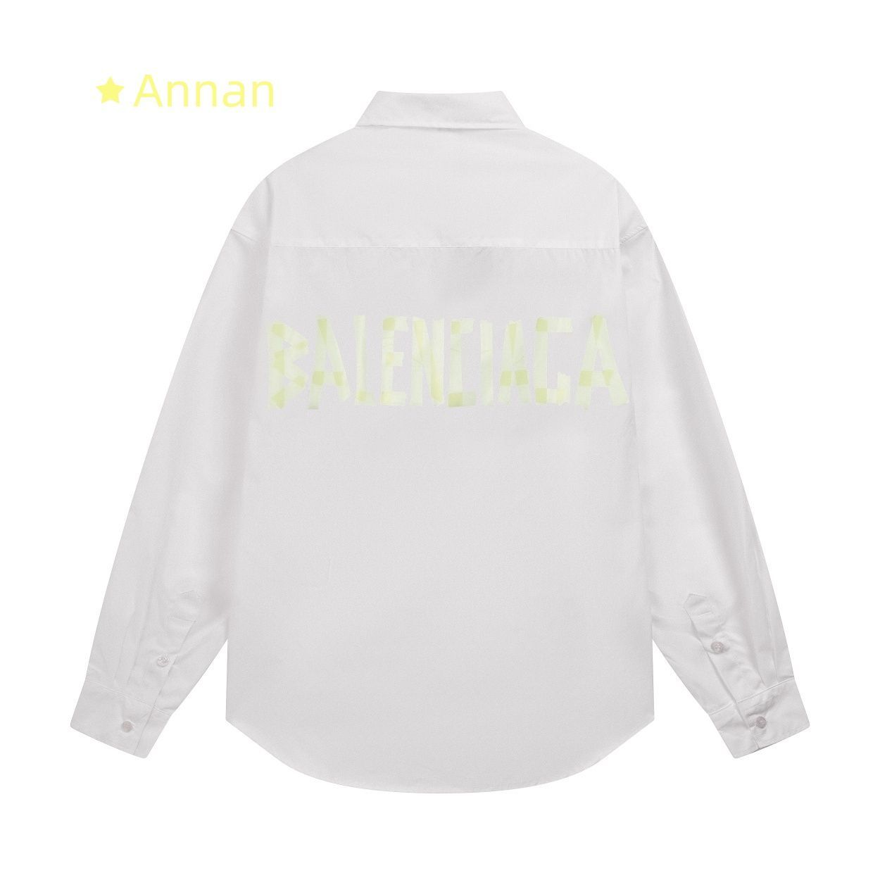 状態良 新品 タグ付 BALENCIAGA バレンシアガ 長袖シャツ メンズ 