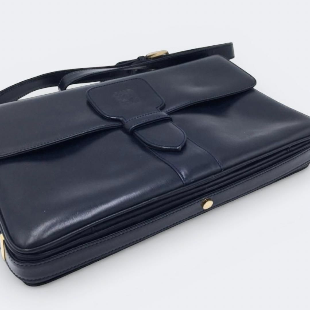 真贋鑑定済み】LOEWE ロエベ ヴィンテージ アナグラム レザー