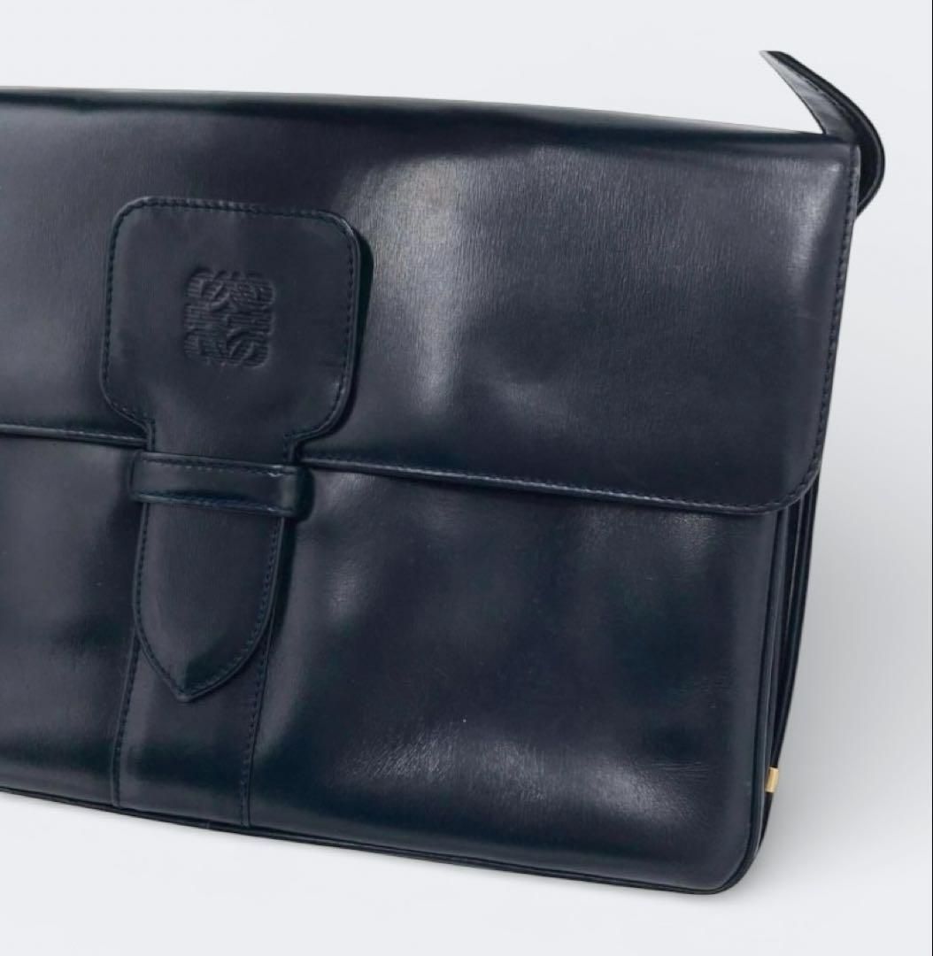 真贋鑑定済み】LOEWE ロエベ ヴィンテージ アナグラム レザー