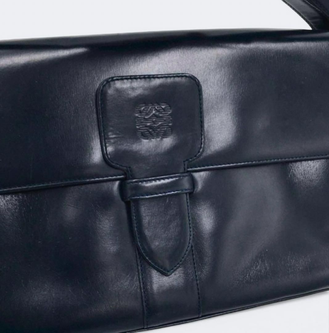真贋鑑定済み】LOEWE ロエベ ヴィンテージ アナグラム レザー