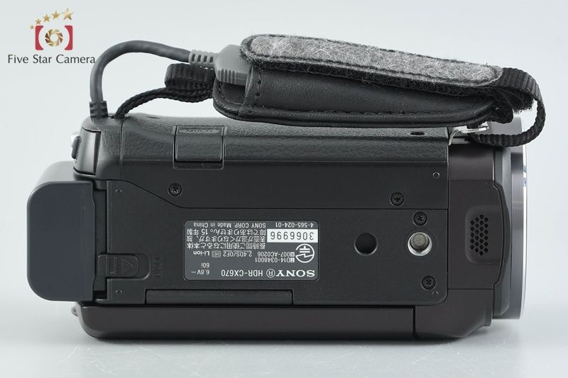 【中古】SONY HDHandycam HDR-CX670 ボルドーブラウン 中古】SONY ソニー ハンディカム HDR-CX670 ボルドーブラウン デジタル