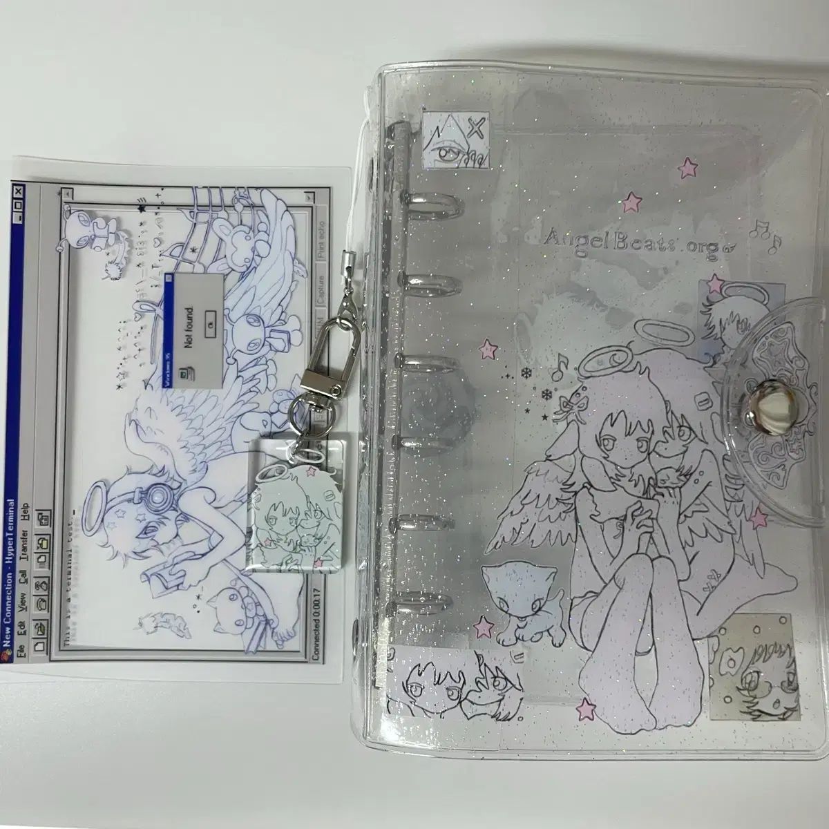 星キャンディバスケット A7 Angel Beats グリッター PVC 6穴 