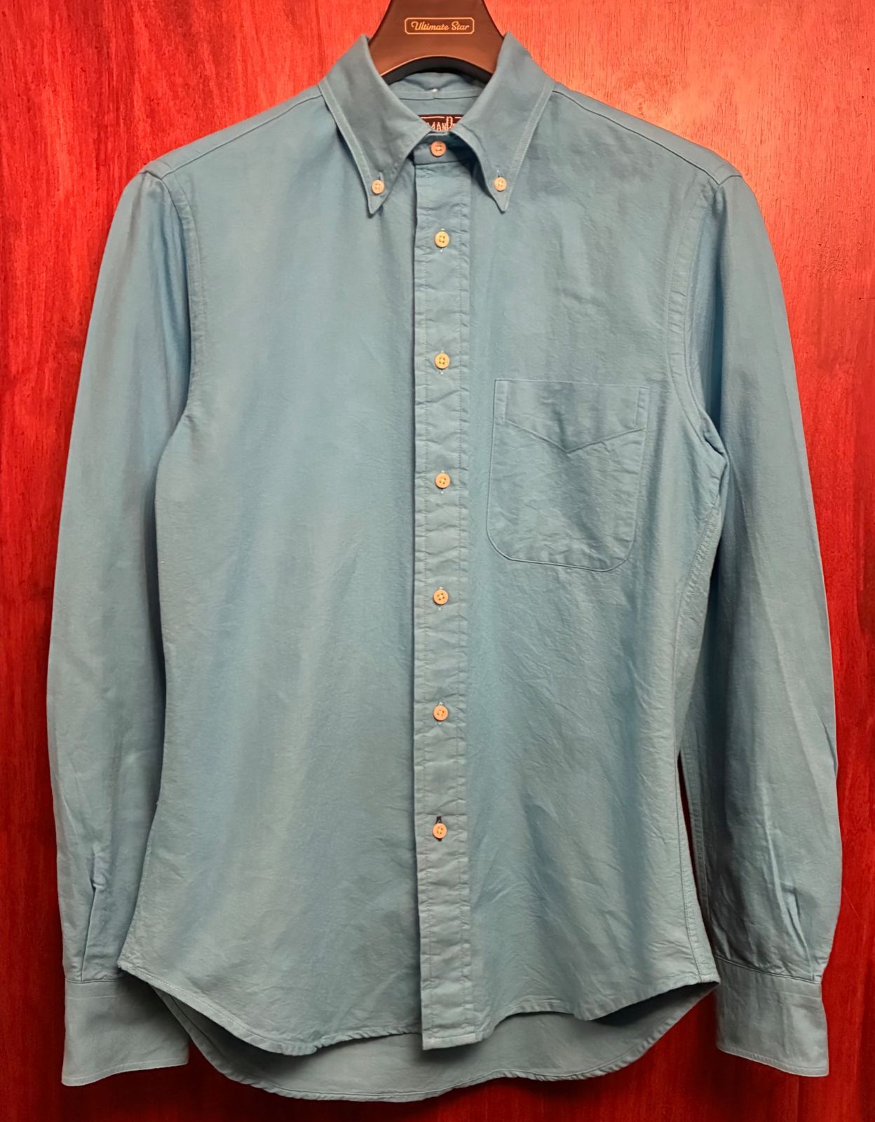 GITMAN BROS オックスフォード 長袖 ボタンダウンシャツ USA製 三越伊勢丹 取り扱い】 MADE IN USA製 GITMANBROS Vintage 長袖ボタン
