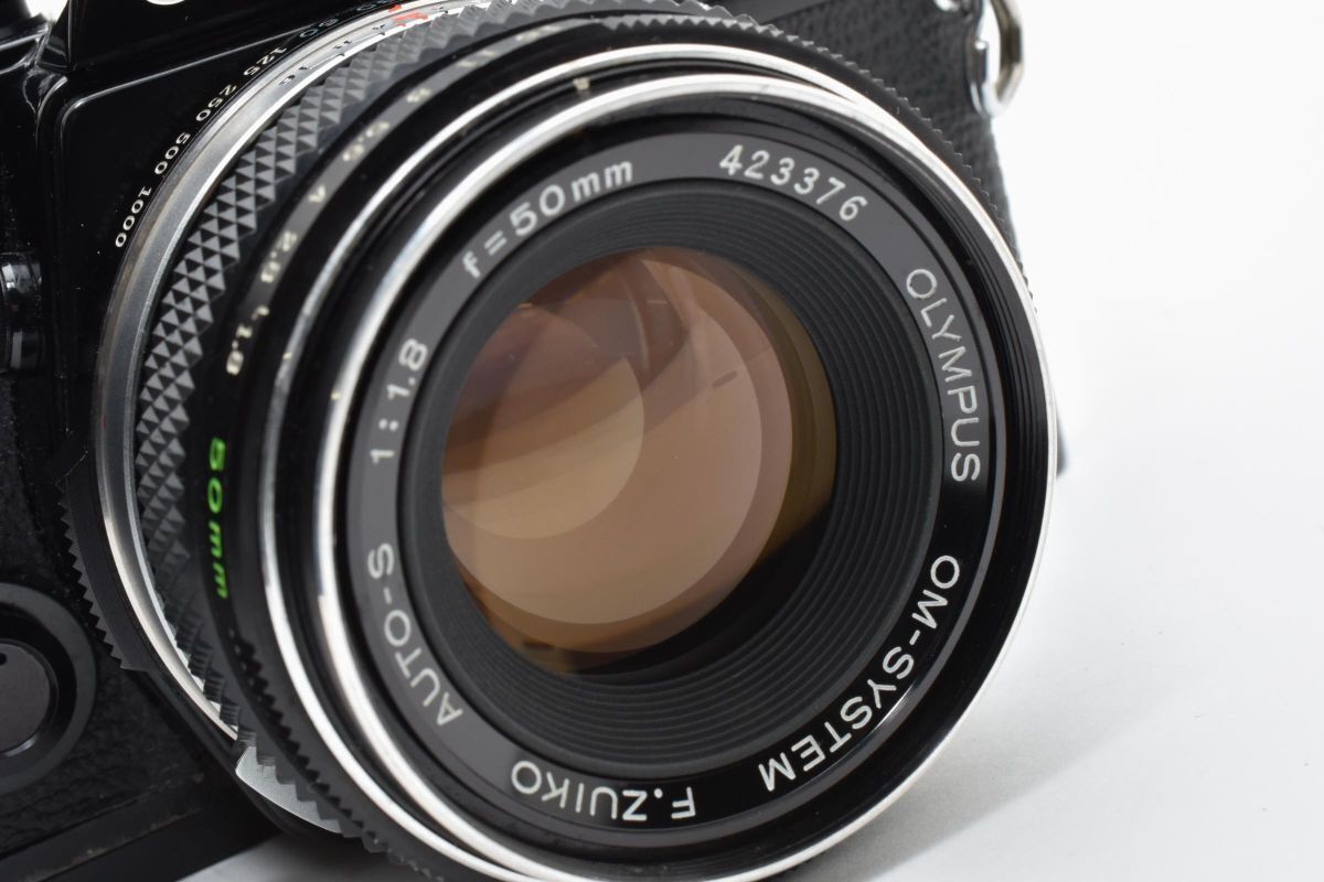 ☆ジャンク / プリズム腐食なし☆ OLYMPUS OM-1 ブラック + OM-SYSTEM