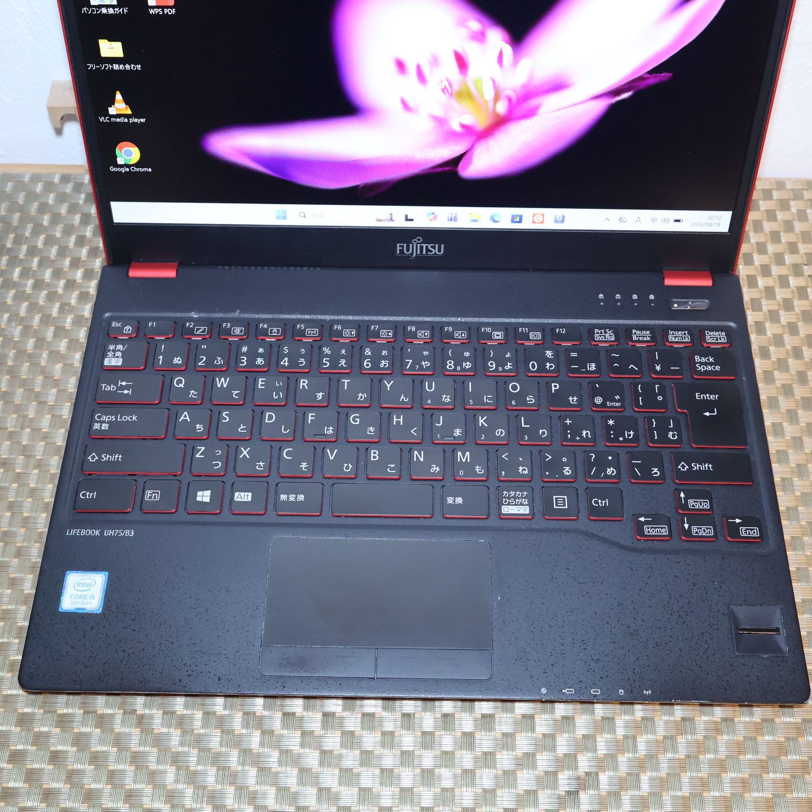 人気の赤！Win11正式対応i5/メ8G/SSD256G/無線/カメラ/FHD-割引売上
