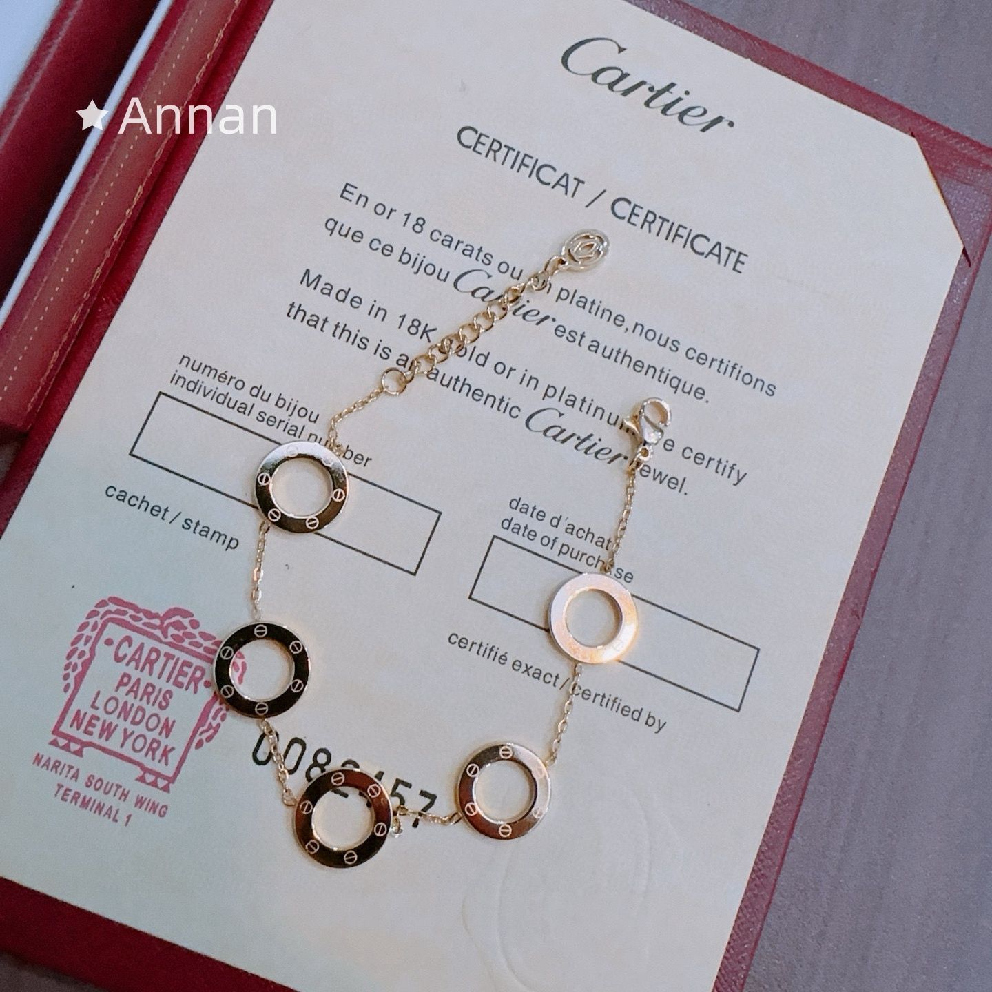 最終値下げ 美品新品 CARTIER カルティエ ブレスレット バングル 