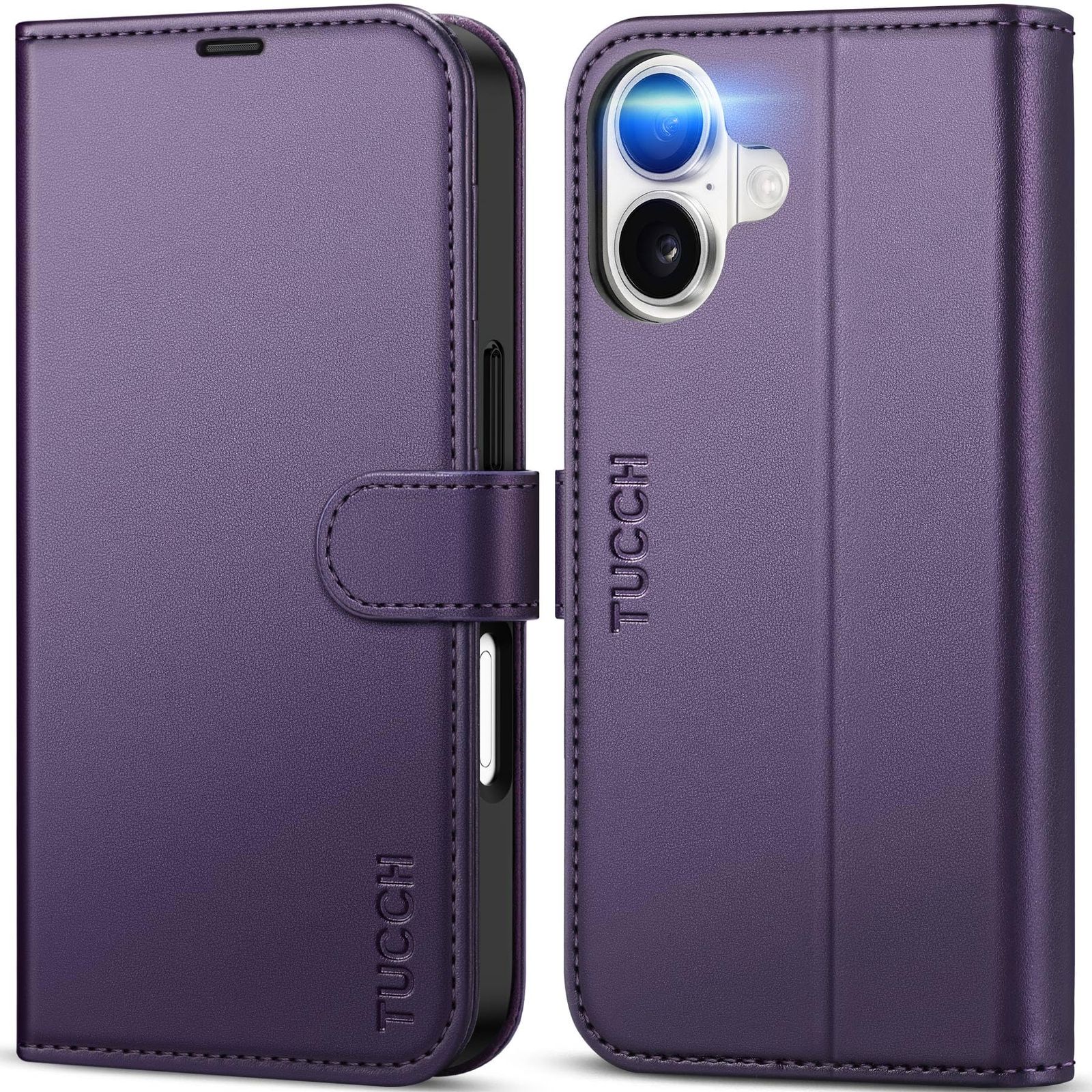 新品 TUCCH iPhone 17 対応 ケース 手帳型 6.3インチ 4つカードポケット付き ストラップホール付き 横置きスタンド機能 RFIDブロッキング 耐衝撃 全面保護 マグネット式 TPU素材 PU合皮 あいふぉん17 対応カバー 2025年発売