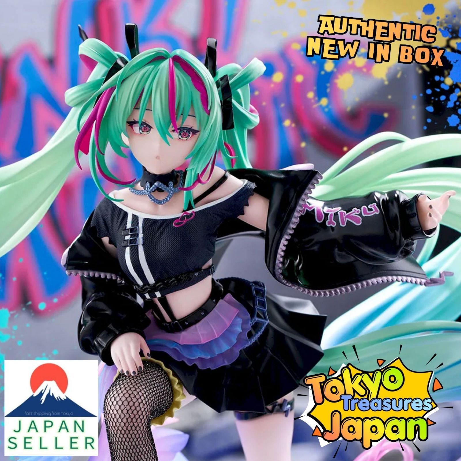 【6個セット】初音ミクシリーズ FIGURIZMα 初音ミク Punk！ 初音ミクシリーズFIGURIZMα“初音ミク”-Punk！- - メルカリ