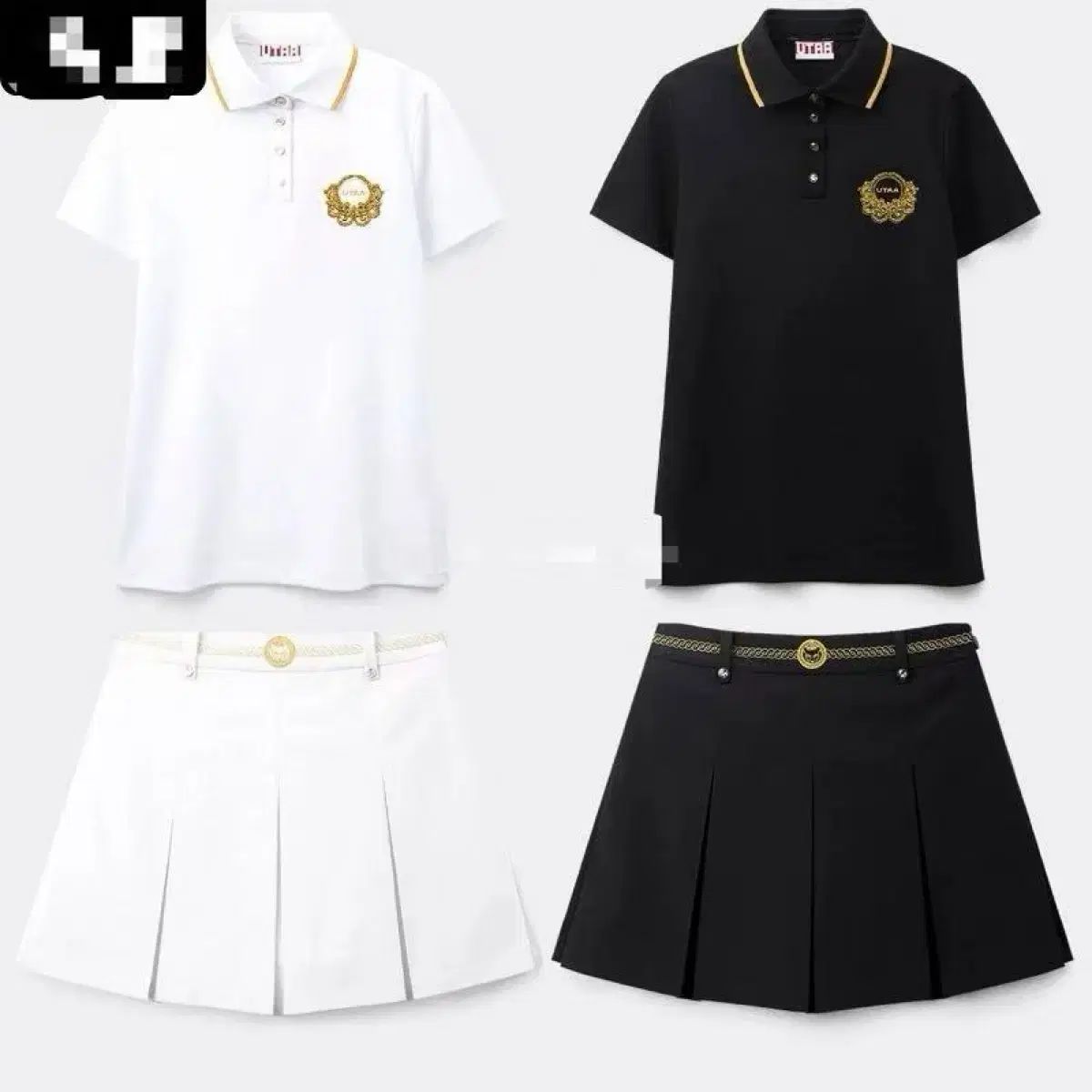 UTAA レディース ゴルフウェア カラーTシャツ/スカート セット - メルカリ