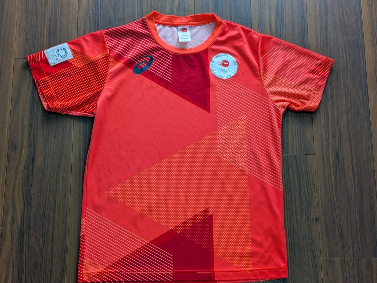 【美品】東京オリンピック日本代表モデルゲームシャツ　Lサイズ asics アシックス 2020 東京オリンピック 日本代表モデル ゲームシャツ
