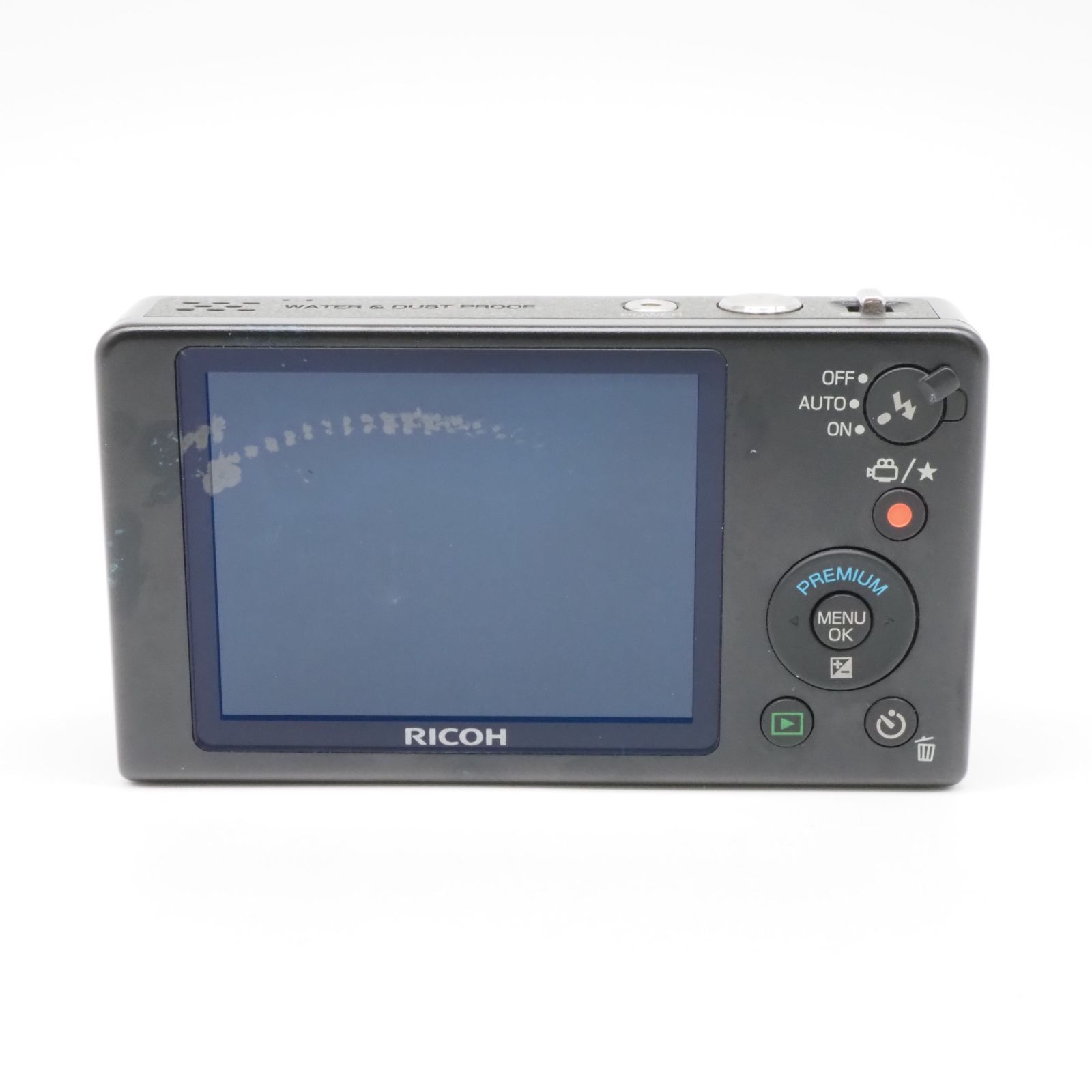 □極上品□ RICOH（リコー） PX ブラック 防水コンパクトデジタル