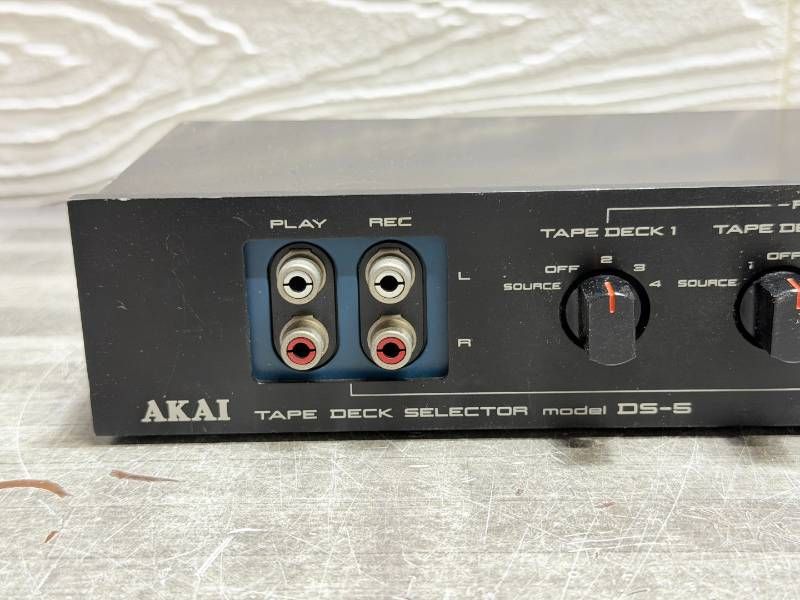 【現状品】AKAI アカイ DS-5 テープデッキセレクター AKAI DS-5 テープデッキセレクター 赤井電機 アカイ オーディオ入出力