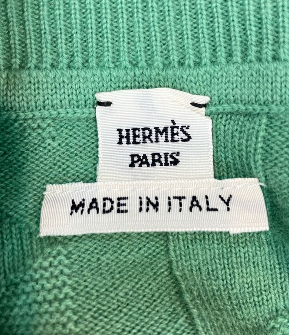 エルメス 半袖ニット 25SS Hジャガード ショートスリーブ レディース