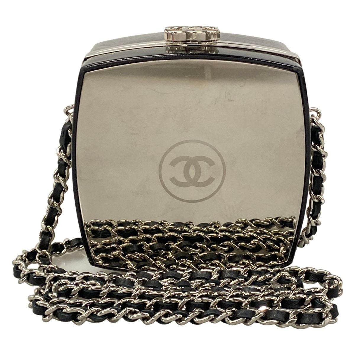 CHANEL シャネル ショルダーバッグ ブラック シルバー 【公式通販】