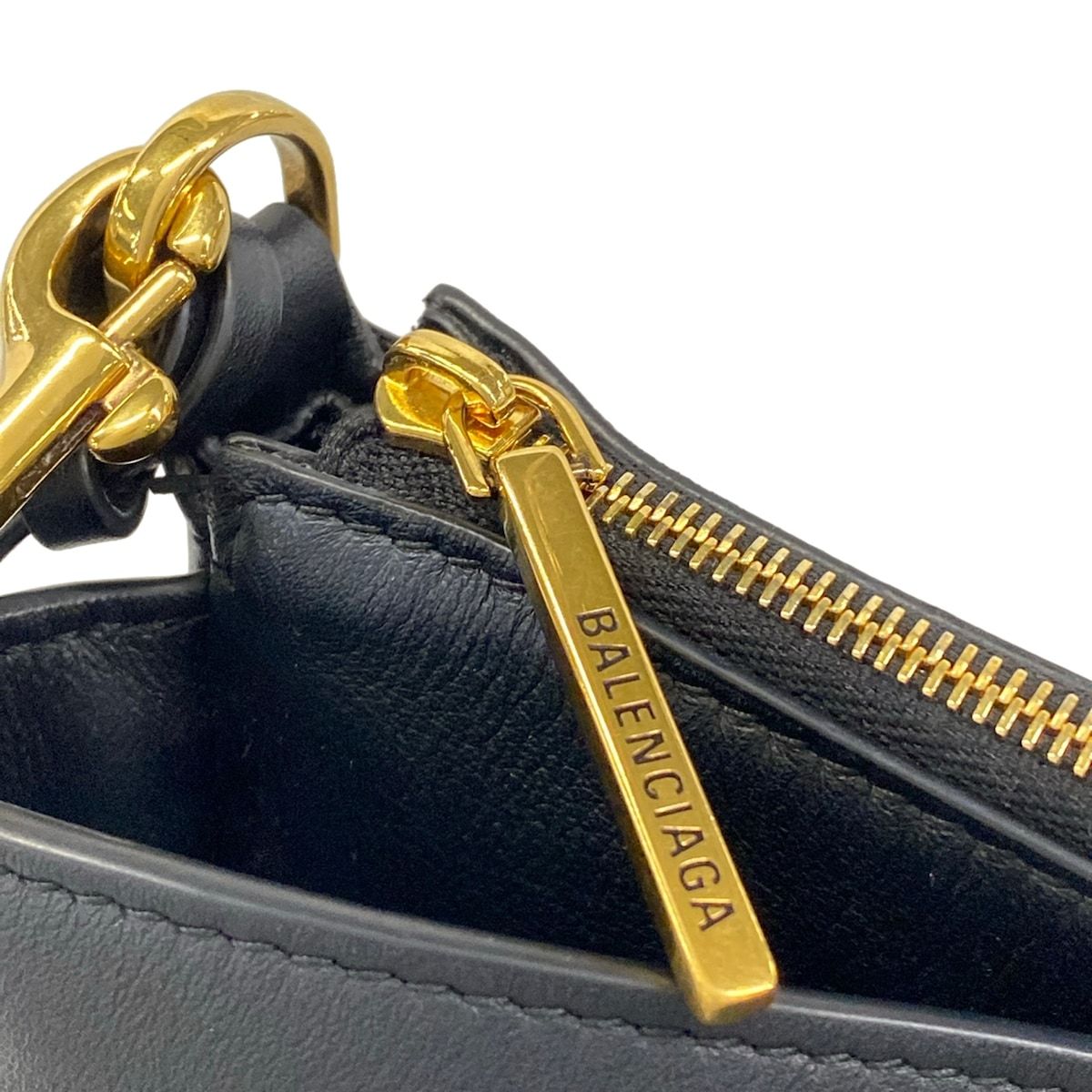 BALENCIAGA(バレンシアガ) ショルダーバッグ ロデオ 814111 黒 レザー