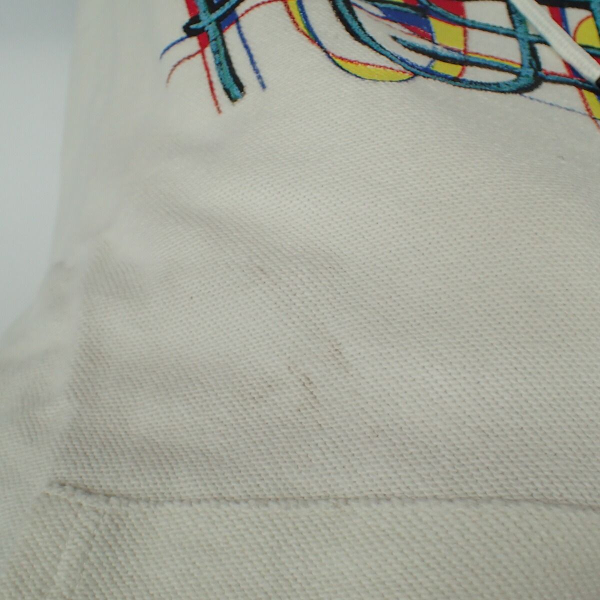 Vaundy デニムパーカー Logo Hoodie FUSION White × Denim Mサイズ【IO 