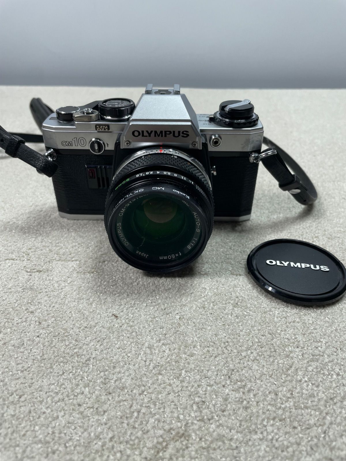 OLYMPUS OM-10 + ZUIKO MC AUTO-S 50mm F1.8 動作OK 露出計OK 美品寄り