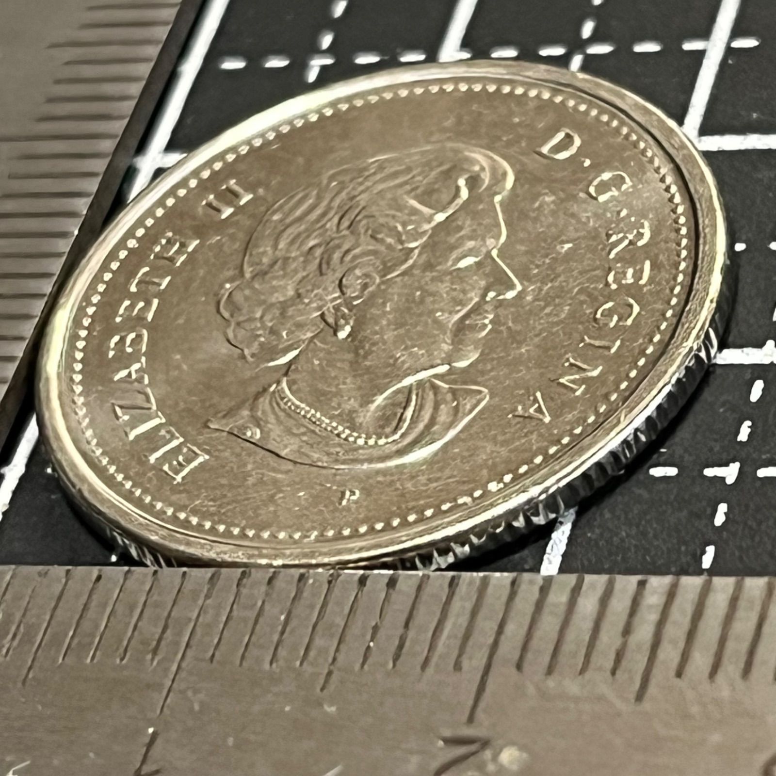 古い外国　硬貨 外国古銭】2004年 カナダ 25セント 初のフランス人入植400周年記念