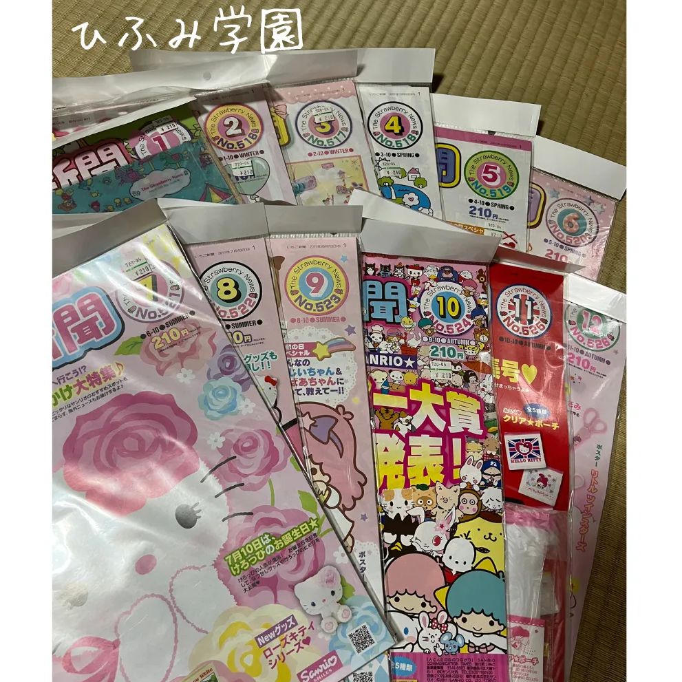 24冊　いちご新聞　2010年1月から2011年12月 月刊いちご新聞 2011年 1〜12月号 全12冊セット 付録付き - メルカリ