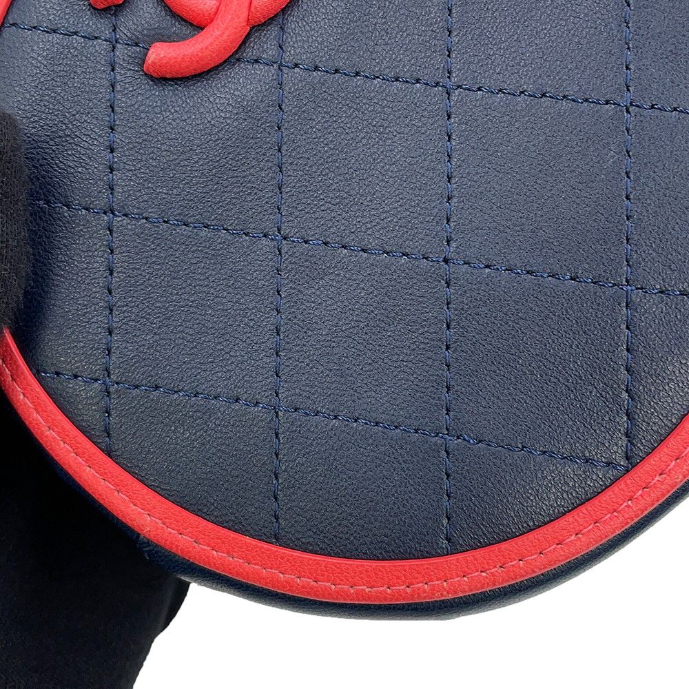 シャネル チェーンショルダーバッグ マトラッセ ココマーク ラウンド ラムスキン AP0060 CHANEL シャネル チェーンショルダーバッグ マトラッセ ココマーク ラウンド