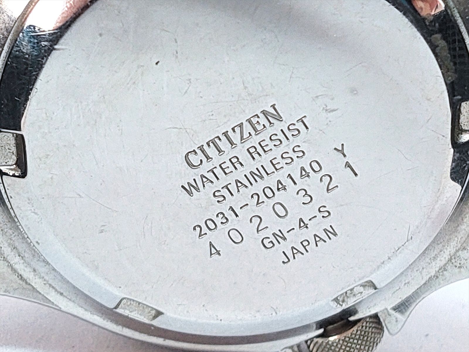 シチズン 2031-204140 電池交換済 ダイバーズ 200Mペパーミント