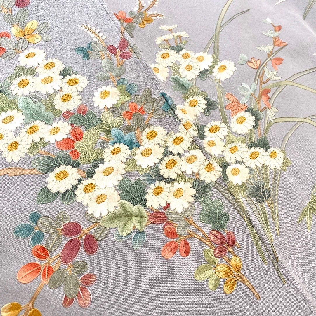 美品 逸品 上品 豪華総刺繍 正絹 訪問着 K1281 - メルカリ