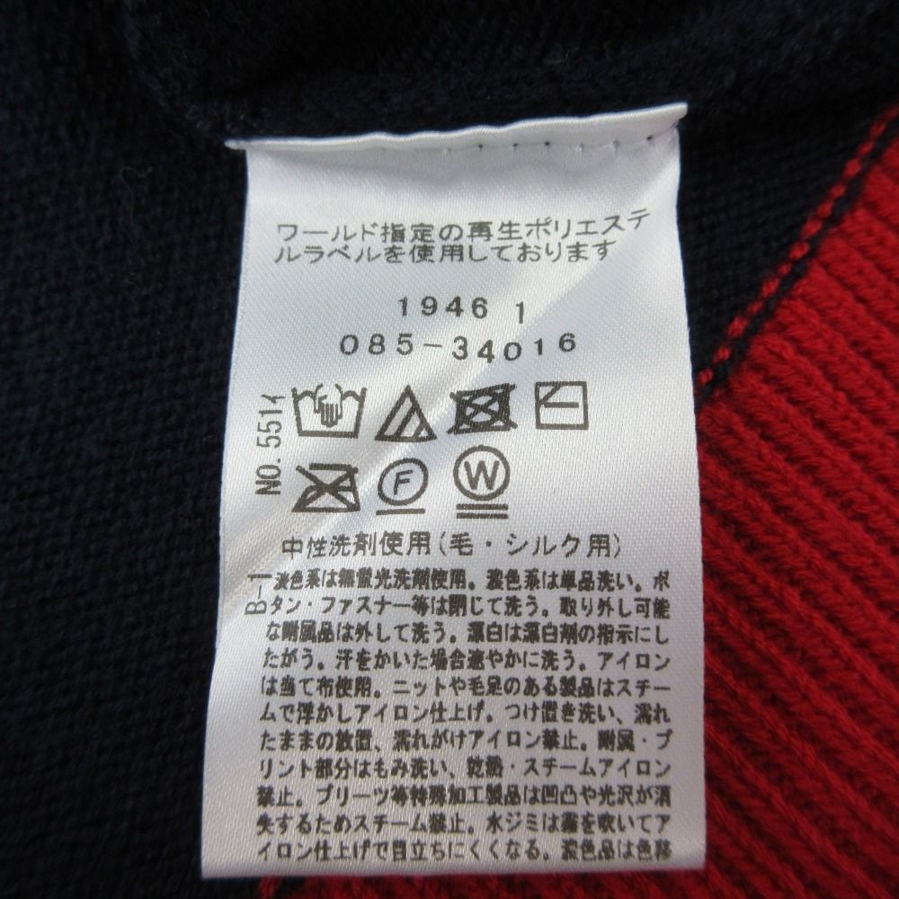 未使用 DRESSTERIOR ドレステリア リリィクレストカーディガン 085-34016 サイズ38 ネイビー  レディース 古着 中古 USED 未使用 DRESSTERIOR ドレステリア リリィクレストカーディガン 085