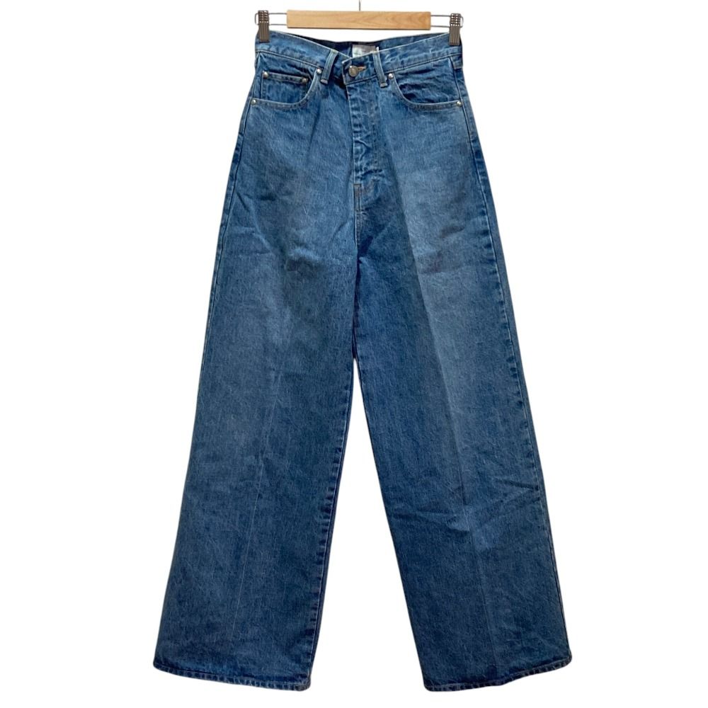 美品 yori ヨリ Jane ワイドデニムパンツ YR22-24185AW サイズ36