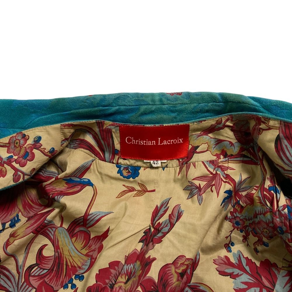 ⭐️年末セール最終お値下⭐️ クリスチャンラクロワ ジャケット 良品 Christian Lacroix クリスチャンラクロワ エンブロイダリー