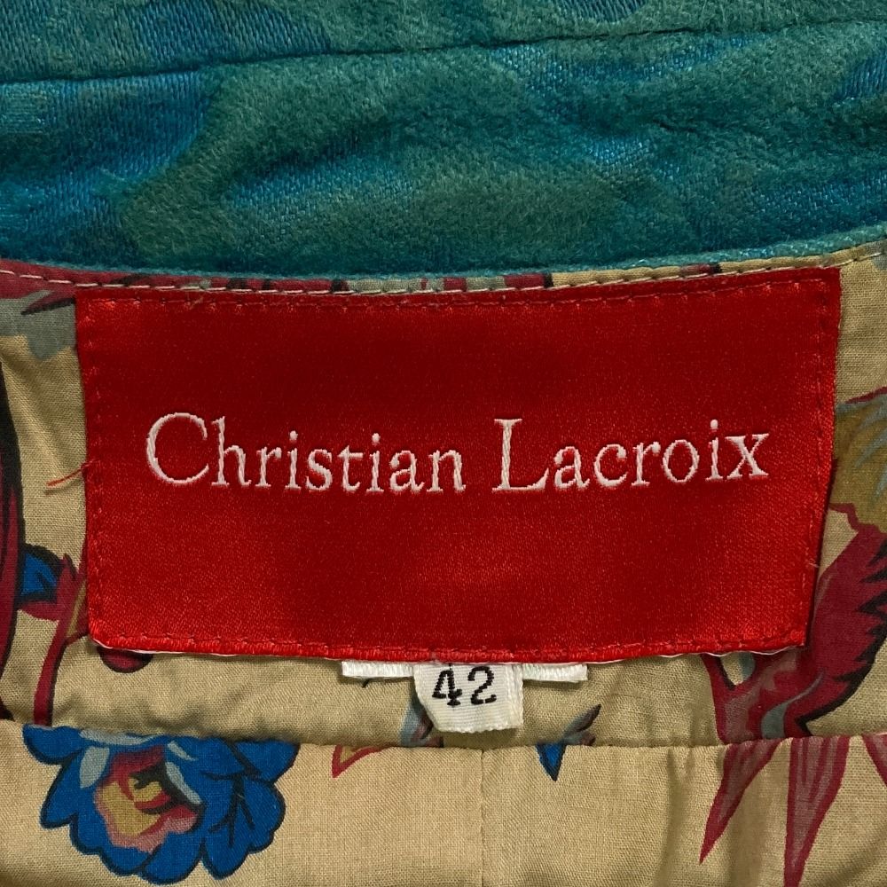 ⭐️年末セール最終お値下⭐️ クリスチャンラクロワ ジャケット 良品 Christian Lacroix クリスチャンラクロワ エンブロイダリー