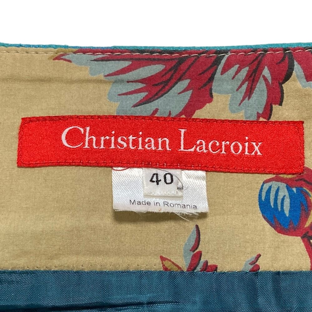 良品 Christian Lacroix クリスチャンラクロワ エンブロイダリー